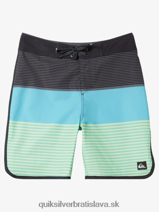 8-16 surfsilk tijuana 17 šortky Quiksilver chlapci B80HXR1982 čierna