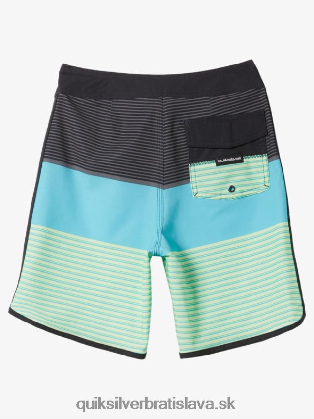 8-16 surfsilk tijuana 17 šortky Quiksilver chlapci B80HXR1982 čierna