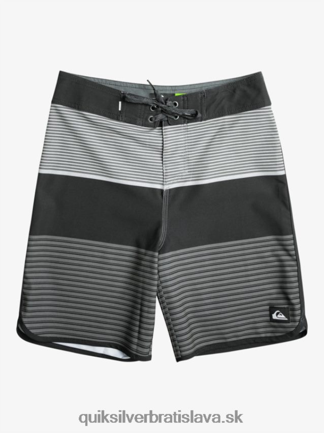 8-16 surfsilk tijuana 17 šortky Quiksilver chlapci B80HXR1987 čierna