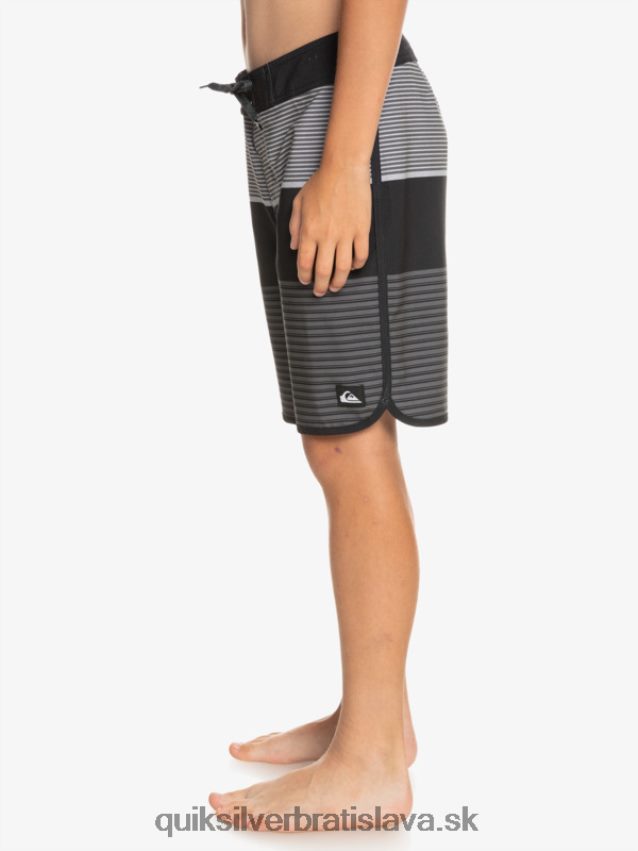 8-16 surfsilk tijuana 17 šortky Quiksilver chlapci B80HXR1987 čierna