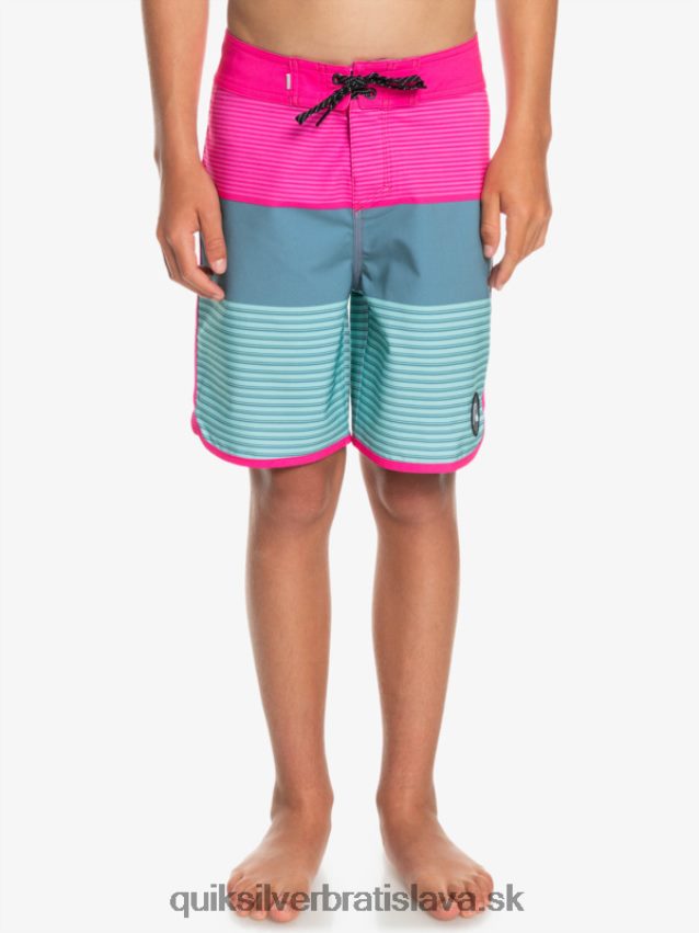 8-16 surfsilk tijuana yth 17 boardshort Quiksilver chlapci B80HXR2268 ružová glo