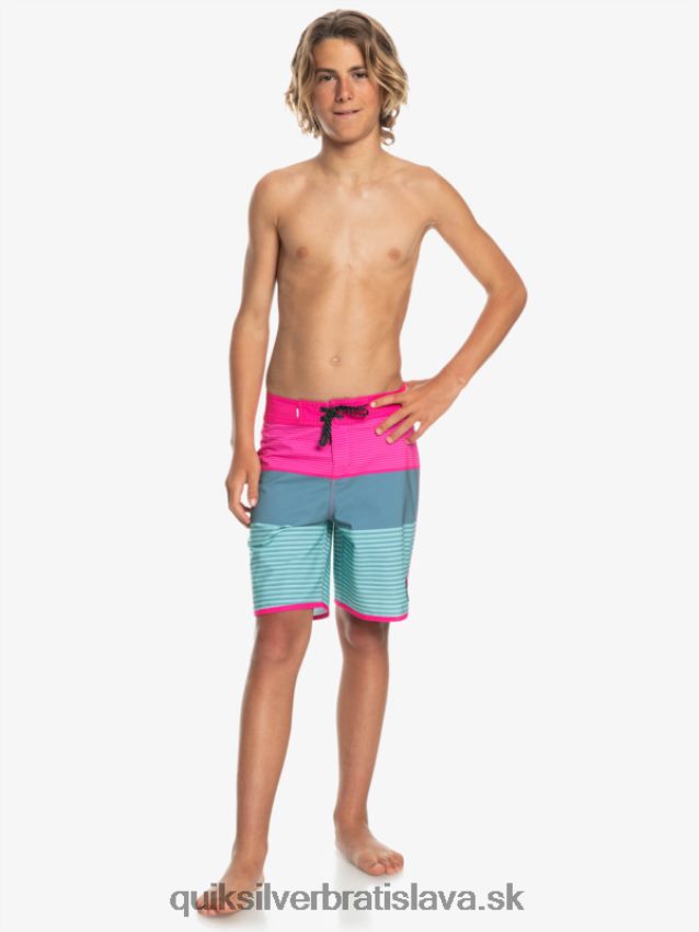 8-16 surfsilk tijuana yth 17 boardshort Quiksilver chlapci B80HXR2268 ružová glo