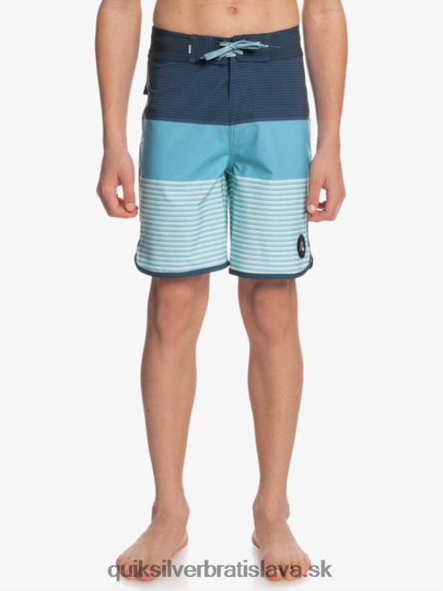 8-16 surfsilk tijuana yth 17 boardshort Quiksilver chlapci B80HXR2269 insígnie modrá