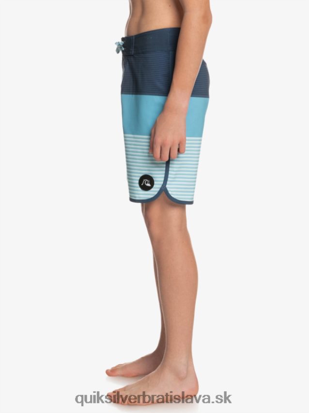 8-16 surfsilk tijuana yth 17 boardshort Quiksilver chlapci B80HXR2269 insígnie modrá