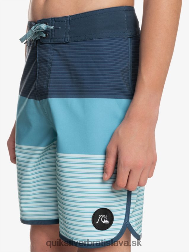 8-16 surfsilk tijuana yth 17 boardshort Quiksilver chlapci B80HXR2269 insígnie modrá