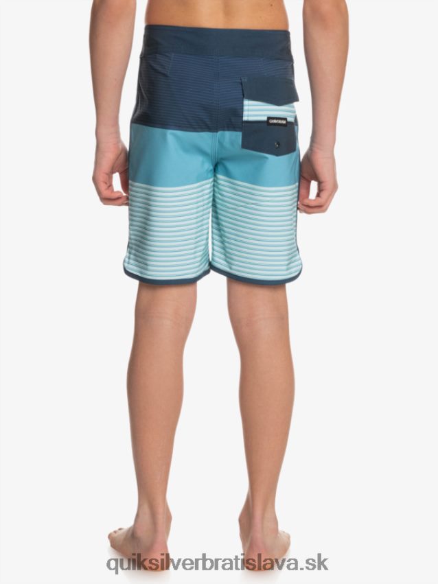 8-16 surfsilk tijuana yth 17 boardshort Quiksilver chlapci B80HXR2269 insígnie modrá