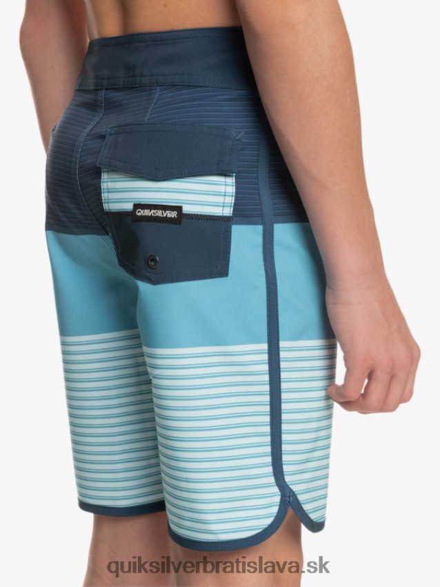 8-16 surfsilk tijuana yth 17 boardshort Quiksilver chlapci B80HXR2269 insígnie modrá