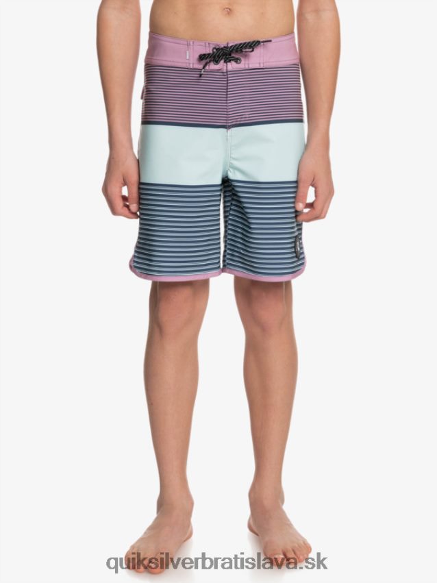 8-16 surfsilk tijuana yth 17 boardshort Quiksilver chlapci B80HXR2270 zaprášená orchidea