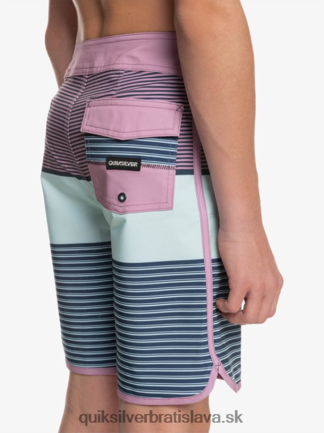 8-16 surfsilk tijuana yth 17 boardshort Quiksilver chlapci B80HXR2270 zaprášená orchidea
