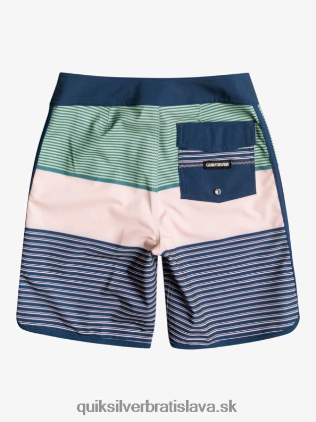 8-16 surfsilk tijuana yth 17 boardshort Quiksilver chlapci B80HXR2271 zahalená ruža