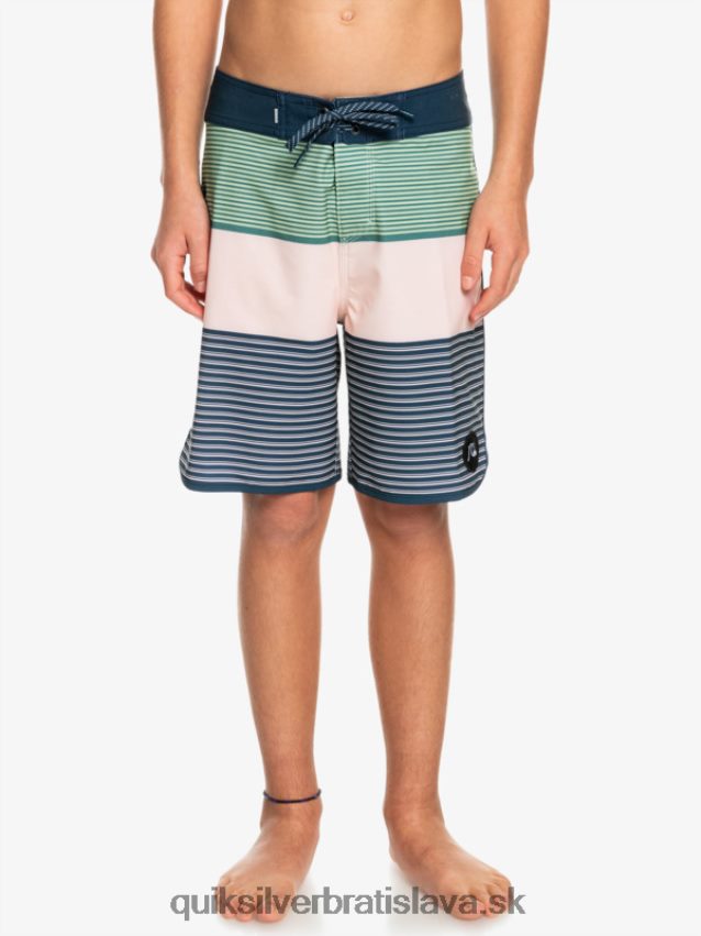 8-16 surfsilk tijuana yth 17 boardshort Quiksilver chlapci B80HXR2271 zahalená ruža