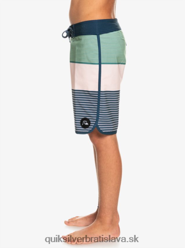 8-16 surfsilk tijuana yth 17 boardshort Quiksilver chlapci B80HXR2271 zahalená ruža