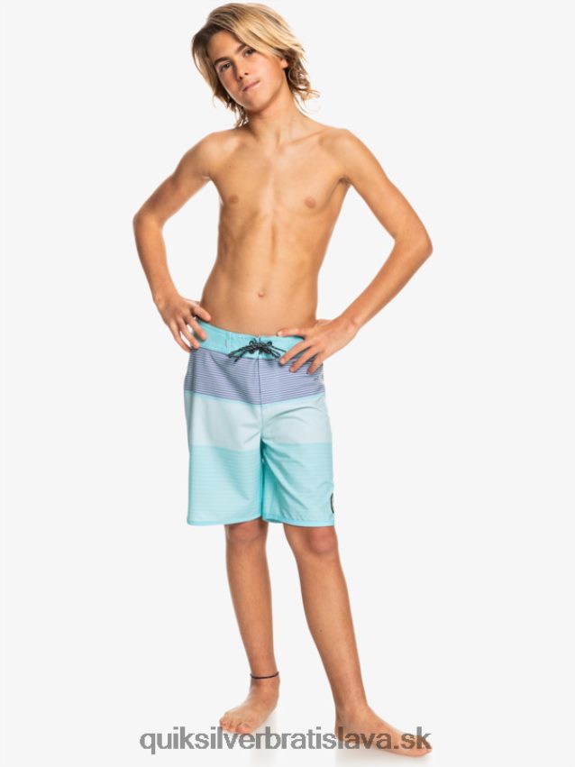 8-16 surfsilk tijuana yth 17 boardshort Quiksilver chlapci B80HXR2273 anjelská modrá