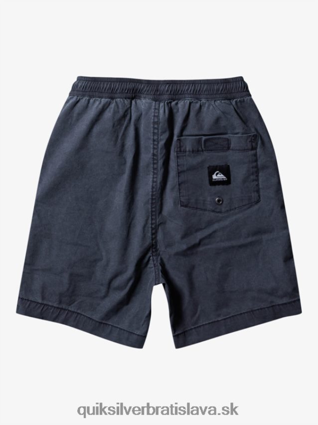 8-16 taxer 15 šortky s elastickým pásom Quiksilver chlapci B80HXR2079 čierna