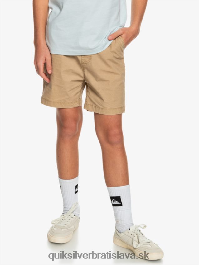 8-16 taxer 15 šortky s elastickým pásom Quiksilver chlapci B80HXR2080 plage