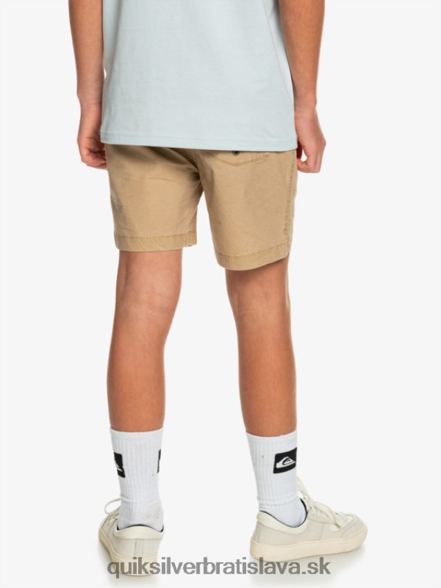 8-16 taxer 15 šortky s elastickým pásom Quiksilver chlapci B80HXR2080 plage