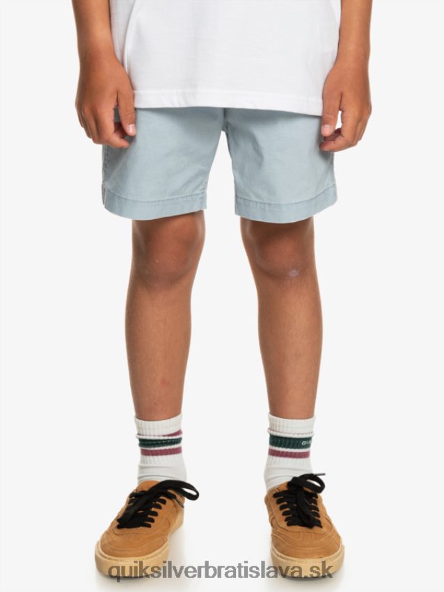 8-16 taxer 15 šortky s elastickým pásom Quiksilver chlapci B80HXR2082 nebeská modrá