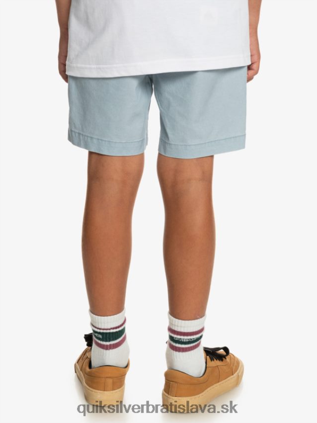 8-16 taxer 15 šortky s elastickým pásom Quiksilver chlapci B80HXR2082 nebeská modrá