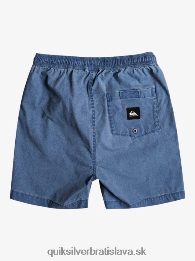 8-16 taxer 15 šortky s elastickým pásom Quiksilver chlapci B80HXR2083 insígnie modrá
