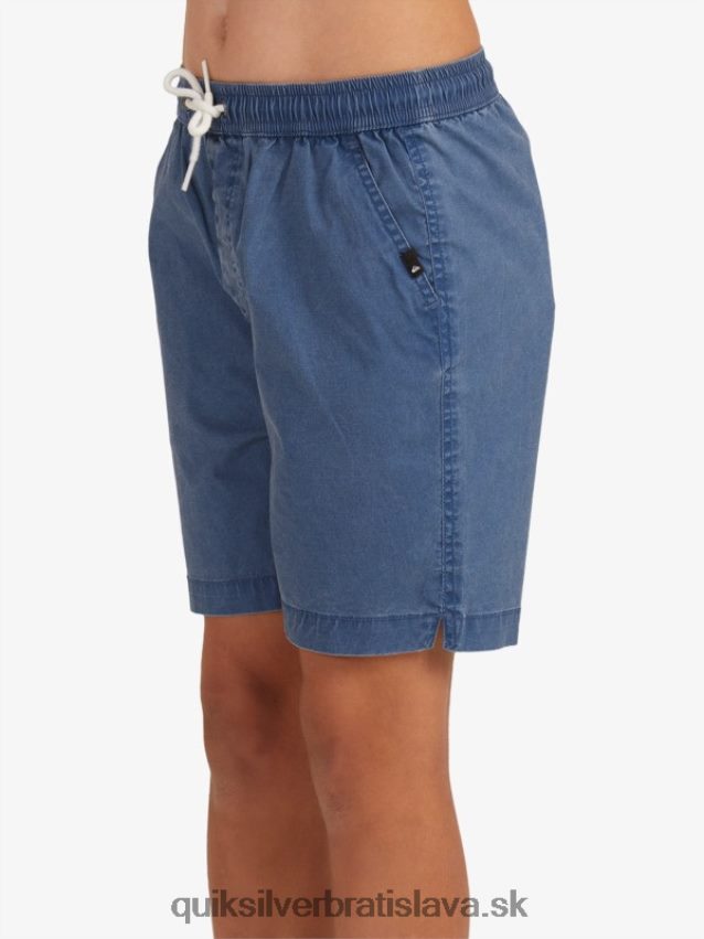 8-16 taxer 15 šortky s elastickým pásom Quiksilver chlapci B80HXR2083 insígnie modrá