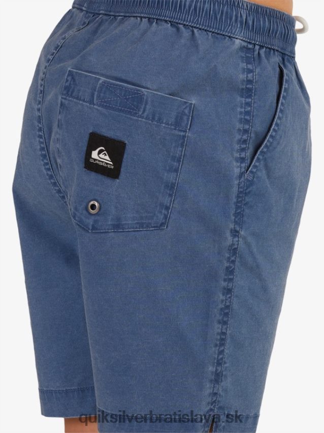8-16 taxer 15 šortky s elastickým pásom Quiksilver chlapci B80HXR2083 insígnie modrá