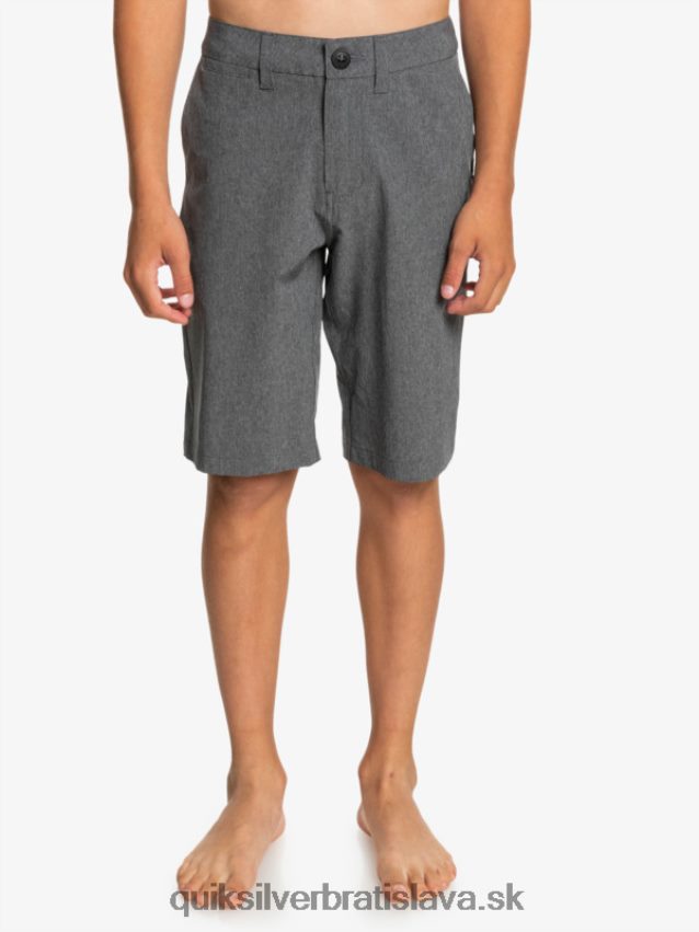 8-16 zväzok vres obojživelník 19 hybridné šortky Quiksilver chlapci B80HXR2313 čierna