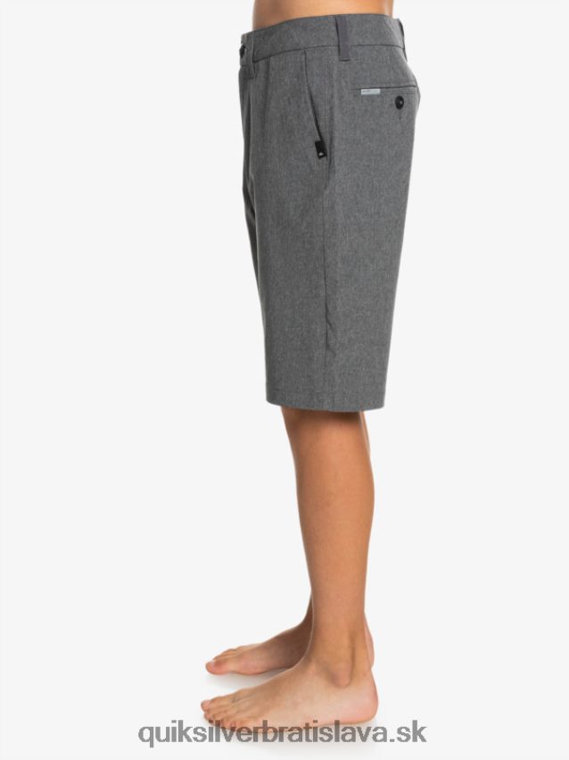 8-16 zväzok vres obojživelník 19 hybridné šortky Quiksilver chlapci B80HXR2313 čierna