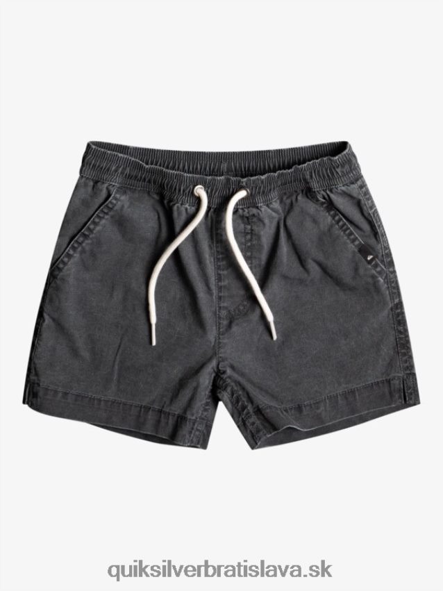 Elastické šortky 2-7 taxer Quiksilver chlapci B80HXR2214 čierna