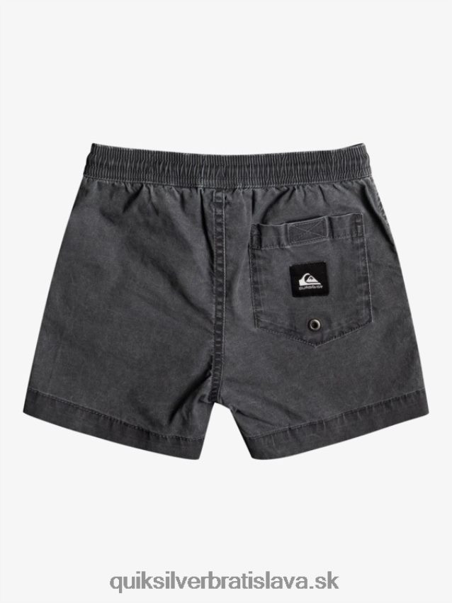 Elastické šortky 2-7 taxer Quiksilver chlapci B80HXR2214 čierna