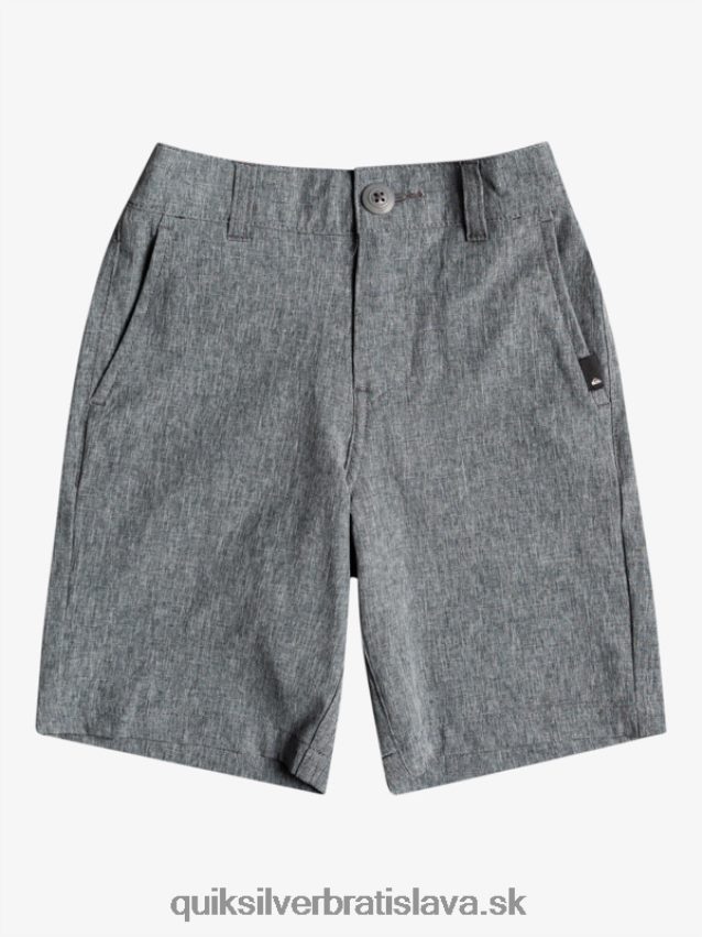 Hybridné šortky 2-7 zväzok vres obojživelník 14 Quiksilver chlapci B80HXR2333 čierna