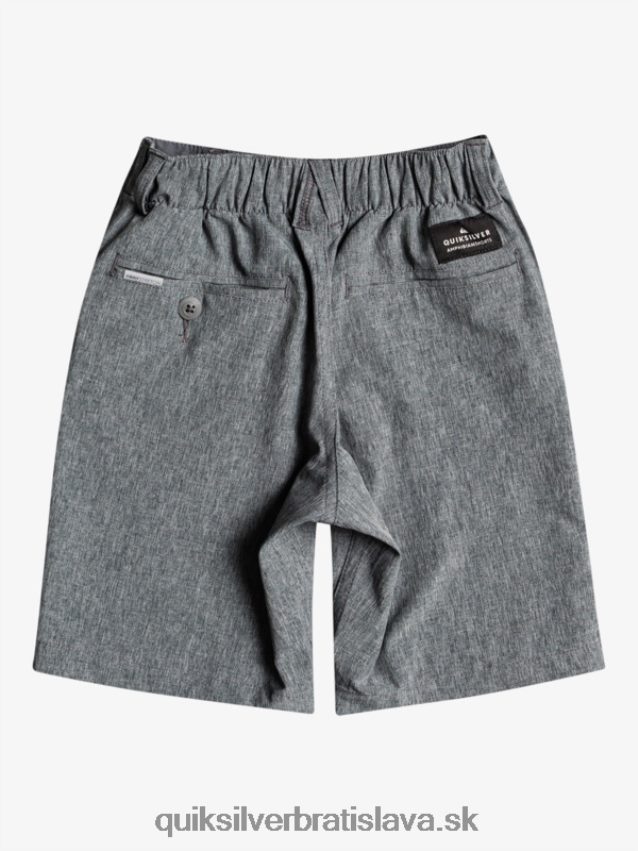Hybridné šortky 2-7 zväzok vres obojživelník 14 Quiksilver chlapci B80HXR2333 čierna