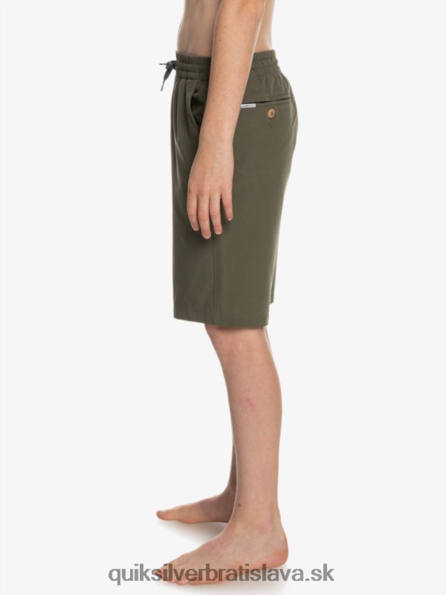 Hybridné šortky 8-16 ocean elastic amph yth 18 Quiksilver chlapci B80HXR2255 hroznový list