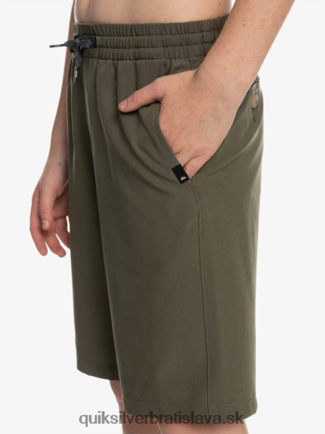 Hybridné šortky 8-16 ocean elastic amph yth 18 Quiksilver chlapci B80HXR2255 hroznový list