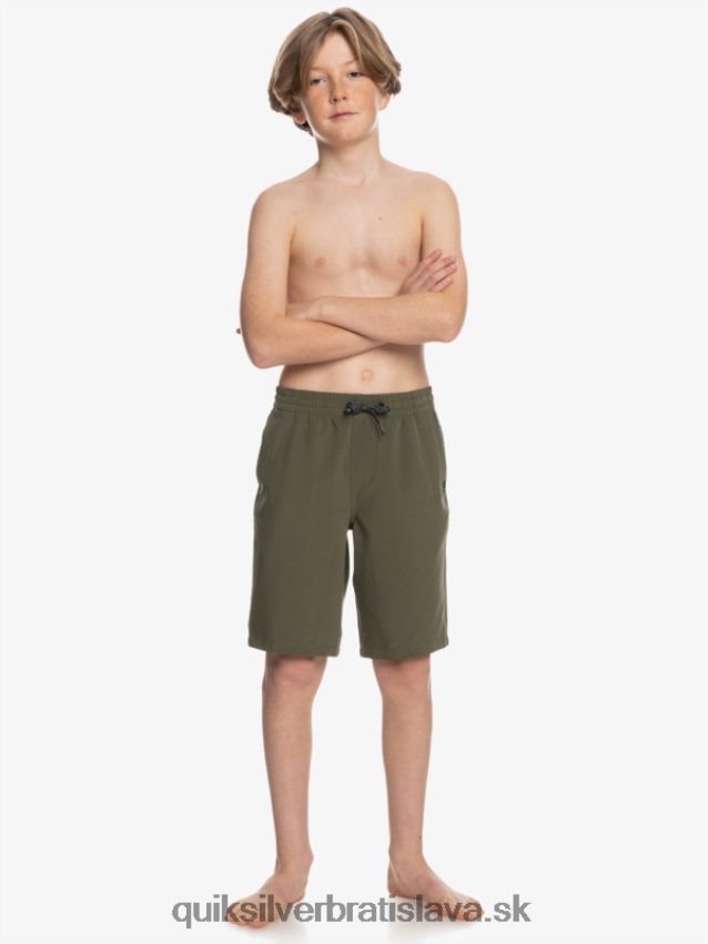 Hybridné šortky 8-16 ocean elastic amph yth 18 Quiksilver chlapci B80HXR2255 hroznový list
