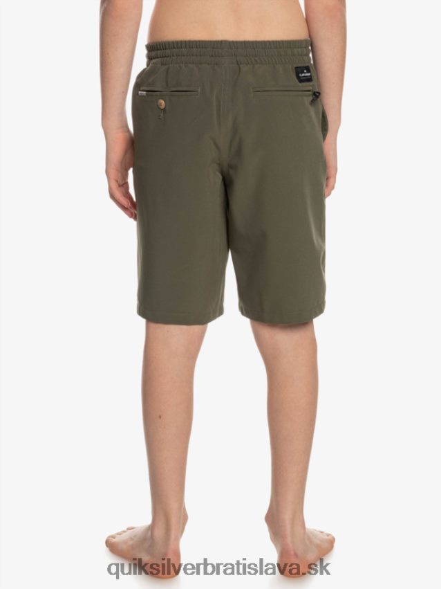 Hybridné šortky 8-16 ocean elastic amph yth 18 Quiksilver chlapci B80HXR2255 hroznový list