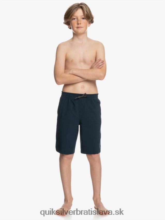 Hybridné šortky 8-16 ocean elastic amph yth 18 Quiksilver chlapci B80HXR2256 námornícke sako