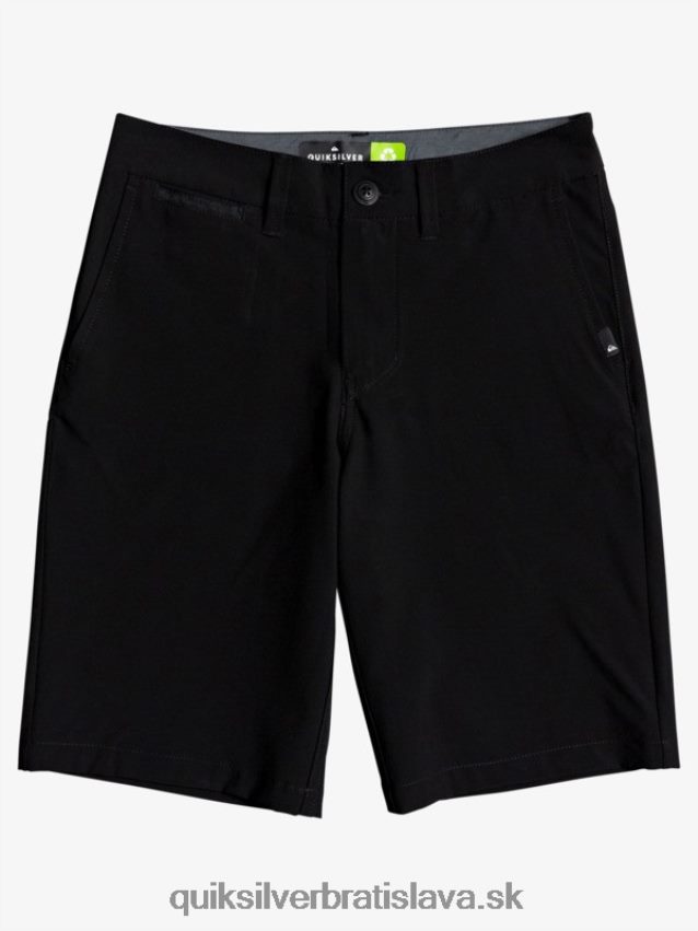 Hybridné šortky 8-16 union amphibian 19 Quiksilver chlapci B80HXR2237 čierna