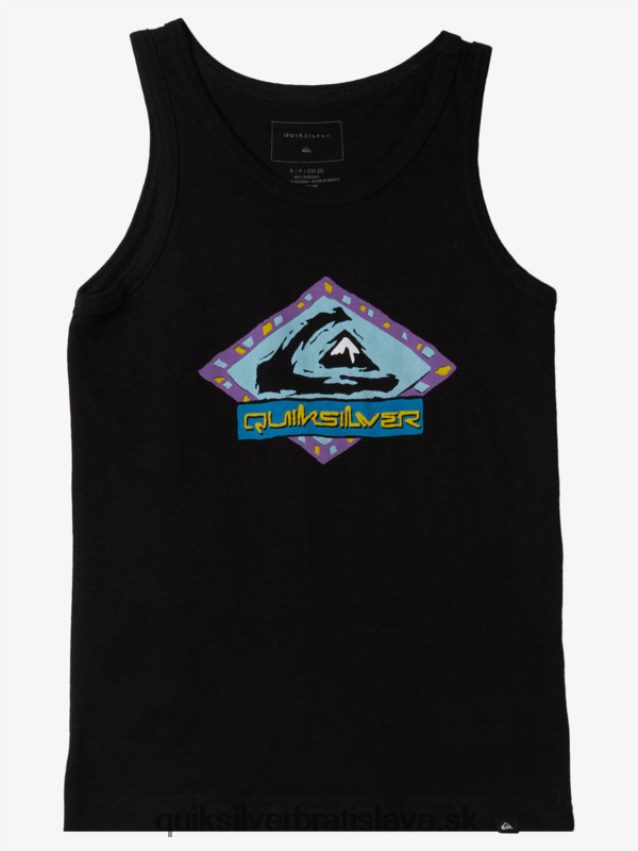 2-7 funky frame tank tričko Quiksilver chlapci B80HXR2263 čierna