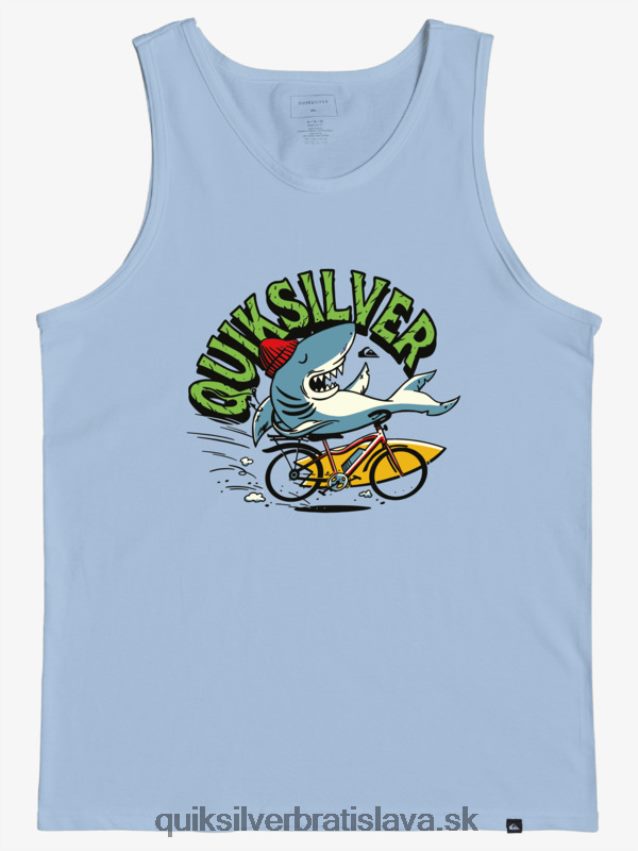 2-7 na riziko tank tričko Quiksilver chlapci B80HXR2265 modrá obloha