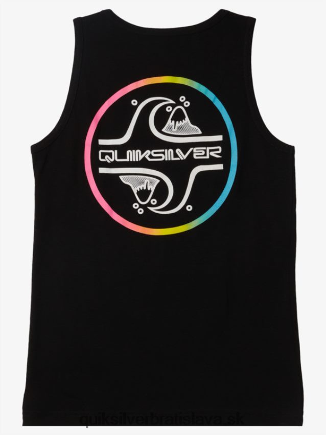 8-16 jadrové bublinkové tankové tričko Quiksilver chlapci B80HXR2228 čierna