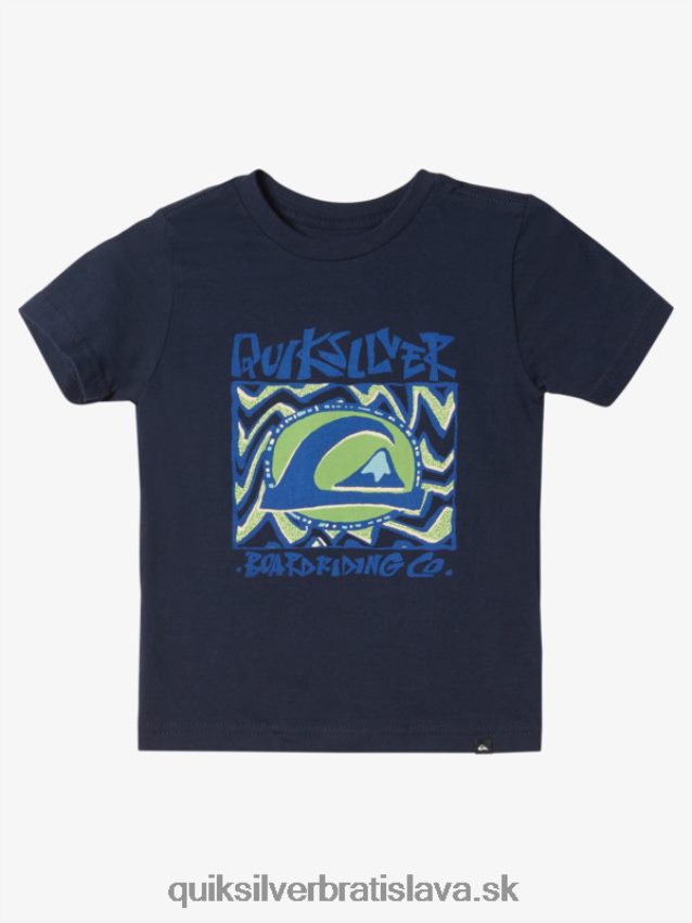 2-7 polnočné slnko tričko Quiksilver chlapci B80HXR1963 námornícke sako