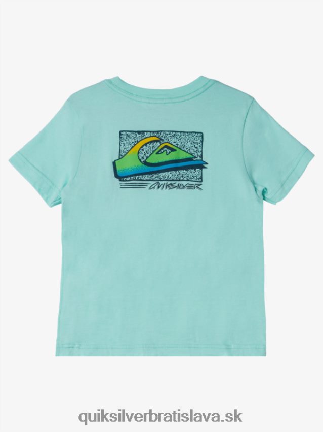 2-7 retro vyblednuté tričko Quiksilver chlapci B80HXR2143 plážové sklo