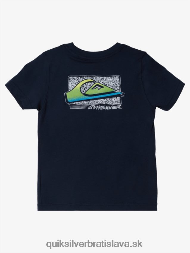 2-7 retro vyblednuté tričko Quiksilver chlapci B80HXR2144 námornícke sako