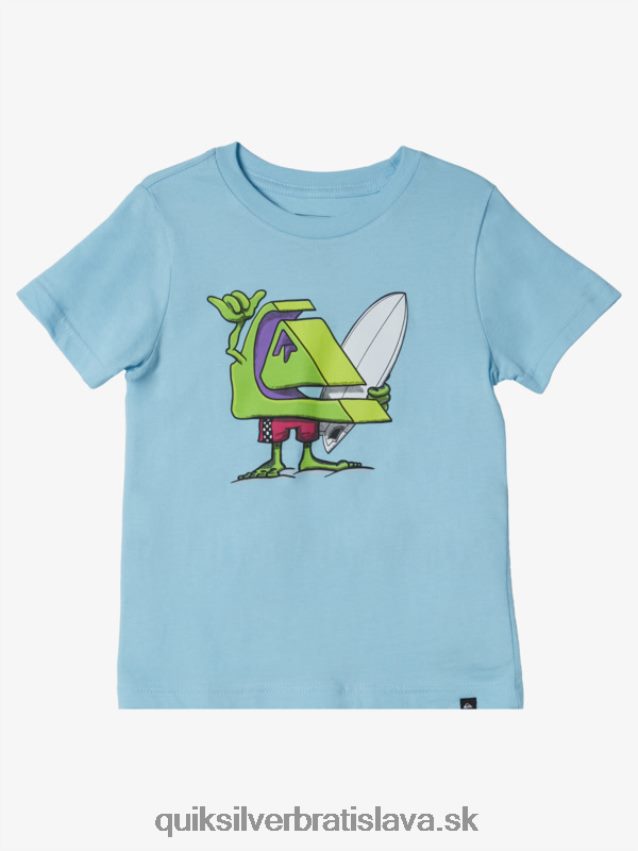 2-7 surf buddy tričko Quiksilver chlapci B80HXR2160 modrá obloha