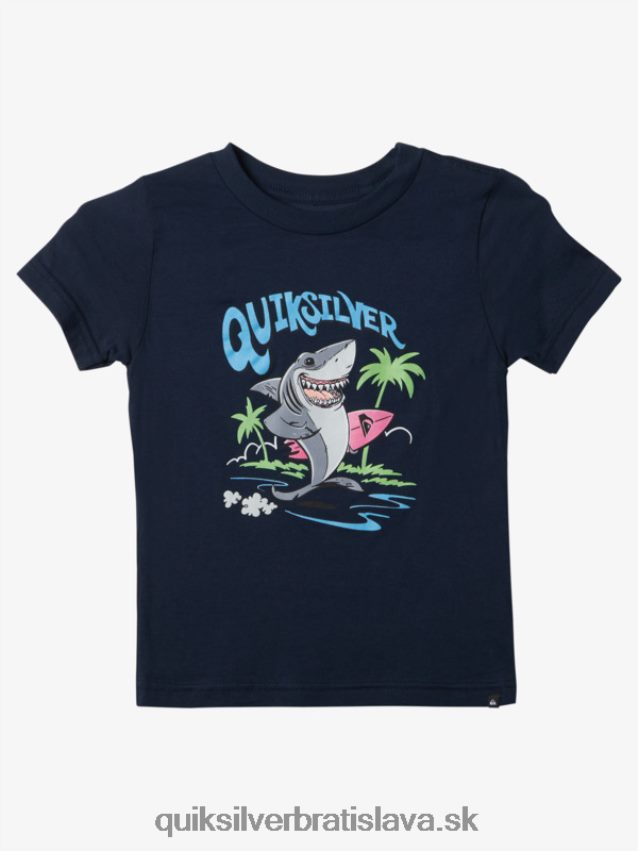 2-7 vyprané tričko Quiksilver chlapci B80HXR1969 námornícke sako