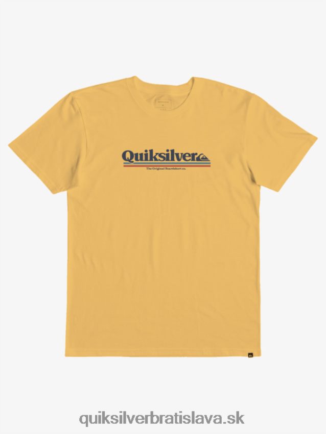 8-16 medzi riadkami tričko Quiksilver chlapci B80HXR2089 svetlé zlato