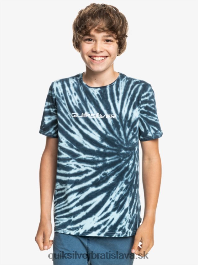 8-16 omni tričko Quiksilver chlapci B80HXR2311 vzdušná modrá