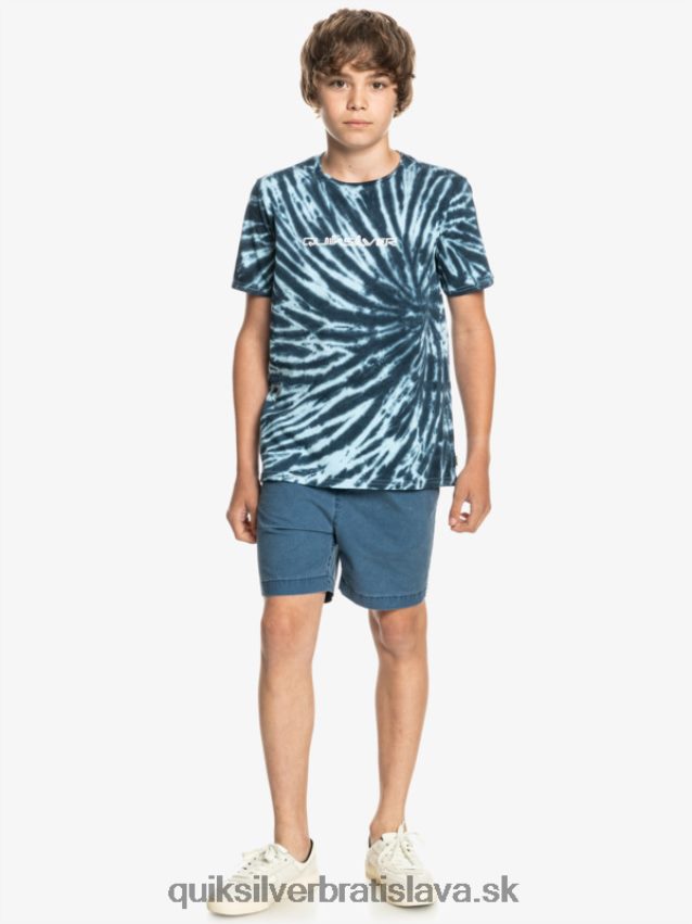8-16 omni tričko Quiksilver chlapci B80HXR2311 vzdušná modrá