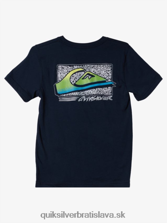 8-16 retro vyblednuté tričko Quiksilver chlapci B80HXR2125 námornícke sako