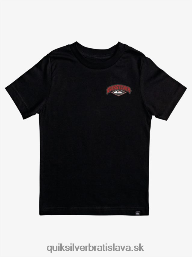 8-16 surfer oftune tričko Quiksilver chlapci B80HXR2177 čierna